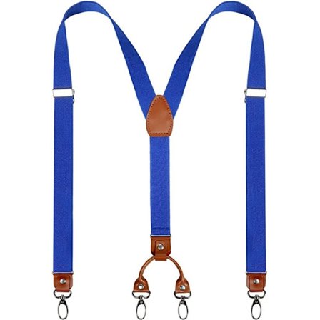 Lehmännahkaiset henkselit henkselit A15 BLUE A15 BLUE