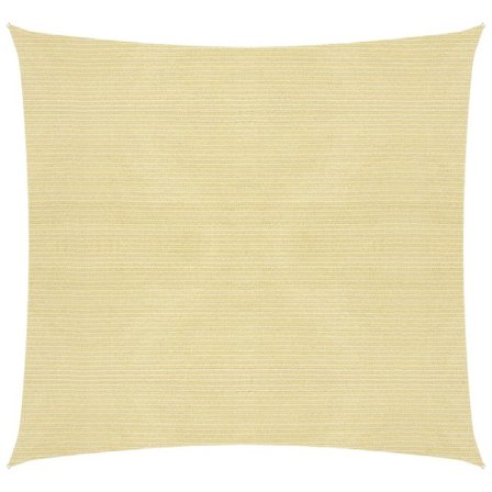 Solsegel 160 g/m² beige 4,5x4,5 m HDPE