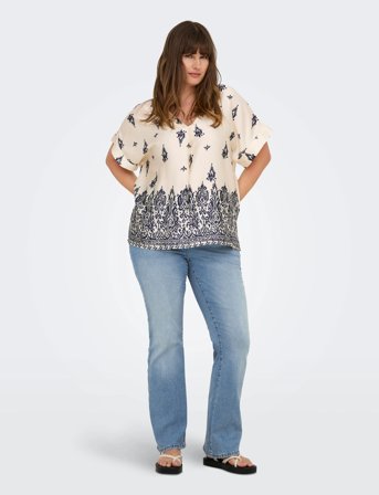 ONLY Carmakoma Carsally Hw Sk Flared Dnm Bj759 Noos - Blue - 50 x 32