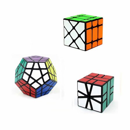 Speed ​​Cube Magic Puzzle Set Irregular Speed ​​Cube Bundle (fisher +sq1+megaminx Cube)