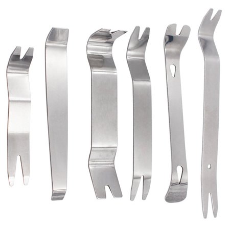 6-pack audio interiör demontering CD modifieringsverktyg set för bil röd väska