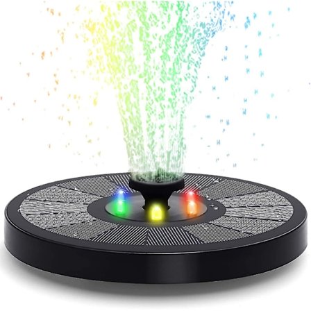 Solarfontæne, til fuglebad, dam og have