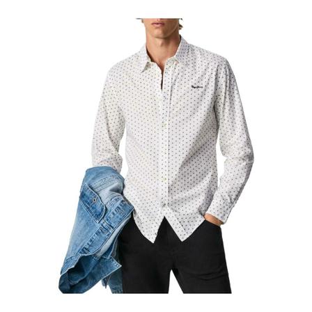 Pepe Jeans Shirt , Wit , Heren , Maat: M