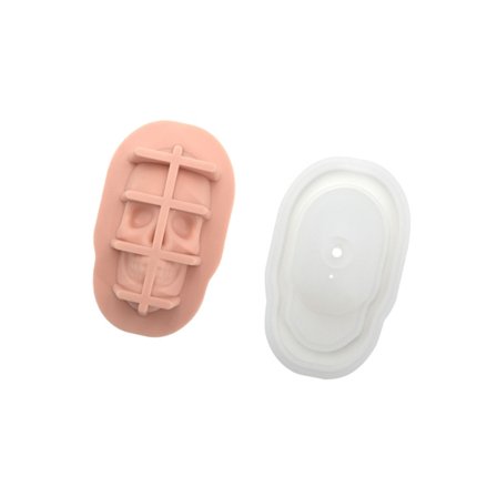 3D Kraniehovedform Isforme Fødevaregodkendt Silikone Rund Isboldmaskine Drikketilbehør Praktisk Køkkengadget