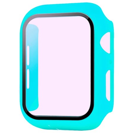 Glas+Skal För Apple Watch Fodral 9 8 7 6 SE 5 iWatch Tillbehör Skärmskydd Apple watch serie 44mm 40mm 41mm 45mm 42mm 38mm