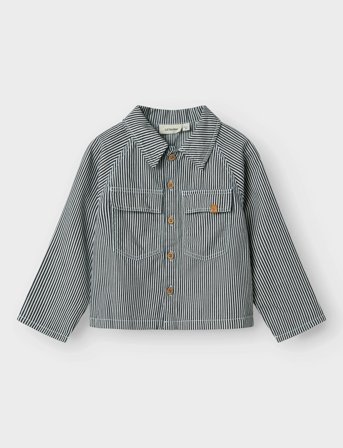 Lil'Atelier Nmmkasper Ls Loose Twi Shirt 4021-Cm Lil - Multi/patterned - 110