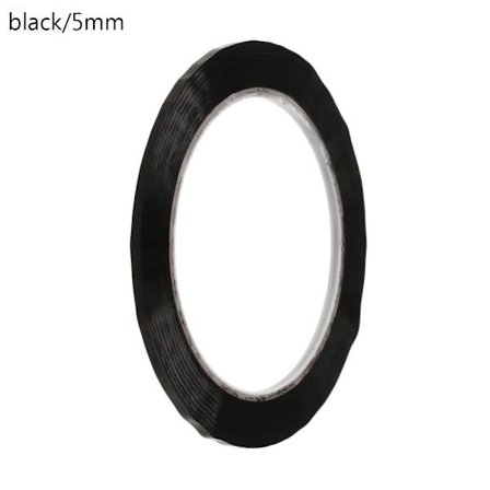 Mordely 1 st Desktop Positioneringstejp Markeringstejp SVART 5MM