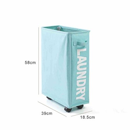 Tvättkorg Smutsiga Kläder Korg BLÅ