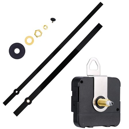 DIY urværk med visere og tilbehør Black