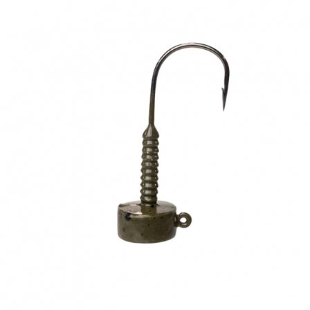 Lunker City Ned Head Green Pumpkin 4pcs, 7gr - 2/0