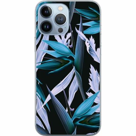 Apple Iphone 14 Pro Max Genomskinligt Skal Blue Flower