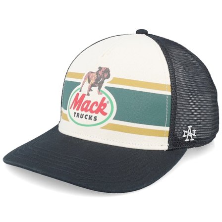 American Needle - Hatstore Exclusive x Mack Truck Sinclair Black/Ivory Trucker Trucker Black Cap - @ Hatstore