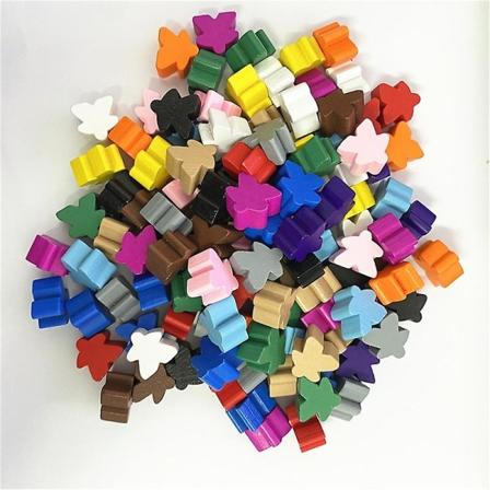 100 stk. Træ Meeples 16mm Ekstra Brætspil Brikker Pawns Brikker Bulk Udskiftning Bordplade Spil Komponenter Humanoide Skakbrikker Shry[HK] tell us the