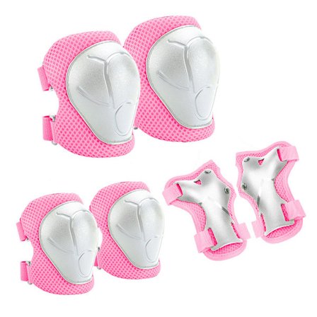 Barn skyddsutrustning set knäskydd för barn 3-14 år (6PCS)