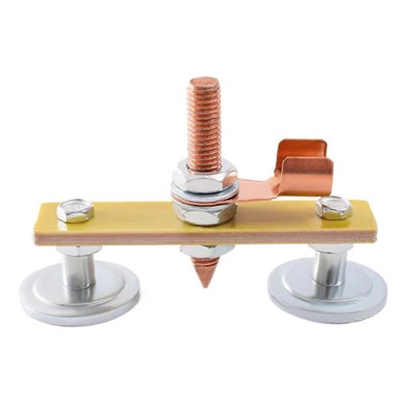 Dobbelt Hoved Jordledningsklemme Værktøj Svejsning Jordklemme Holder Elektrisk Svejsning Magnetisk Støtteklemme Holder Fixture Flerfarvet