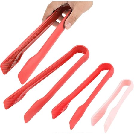 Pakke Silikon Kjøkkentenger, Mat-tenger Selvbetjeningstenger Silikon Brødristertenger Grilltenger Brød Toast Klype Mat Kake Brød Kjøkken Bakeverktøy