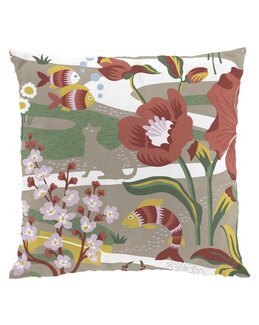 Kuddfodral Landet bubblar Röd - Arvidssons Textil