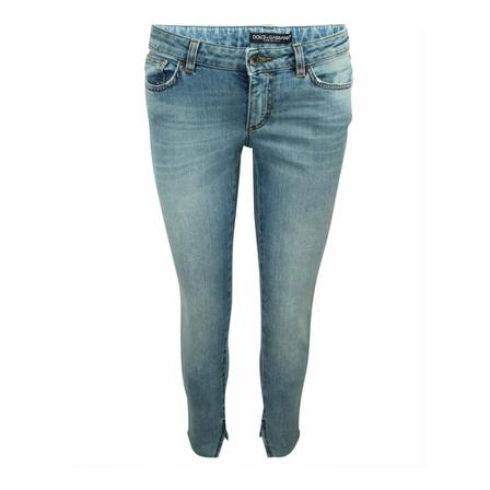 Dolce & Gabbana Pre-owned, Jeans Blauw, Dames, Maat:S,Katoen,multicolor