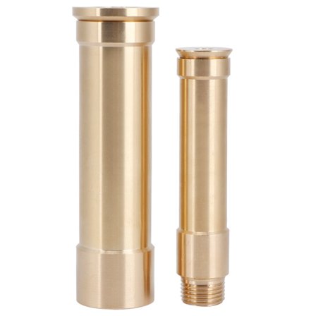 Dobbeltlags trompettype messingfontænemundstykke pool dam sprayhoved til havelandskab 1in DN25