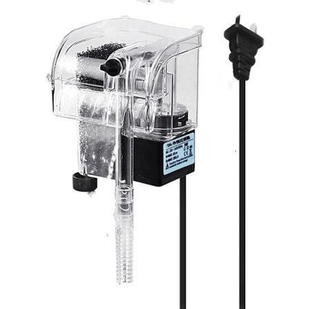 Nano Motorisert Filter, Hengende, for 5-Gallons Små Akvarier og Mindre, Én Per Pakke