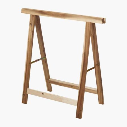 Biltema - Sammenleggbar Arbeidsbukk - Stødig Trekonstruksjon, Ideell for Oppbevaring