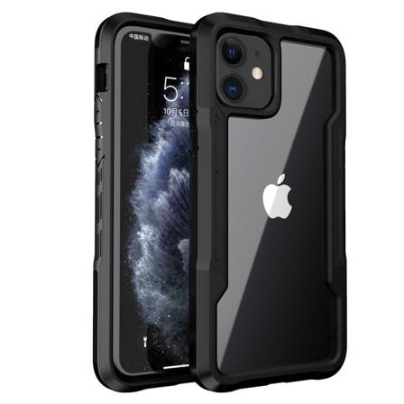 Iphone 12 - Stilsäkert Stötdämpande Skal Svart