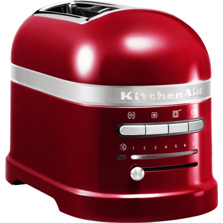 Kitchenaid Artisan-leivänpaahdin 2 viipaleelle metallinhohtoinen punainen