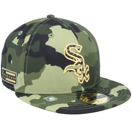 New Era - MLB Camo fitted Cap - Chicago White Sox Armed Forces Day 59FIFTY Camo Fitted @ Hatstore