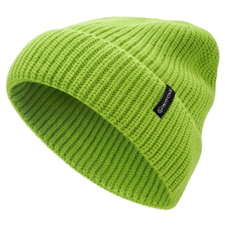 Baltic | Gorro de punto de canalé de acrílico verde para hombres - Gorros de punto