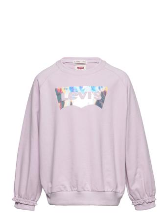 Lvg Raglan Crew Sweatshirt Sweatshirt Trøje Lilla Levi's