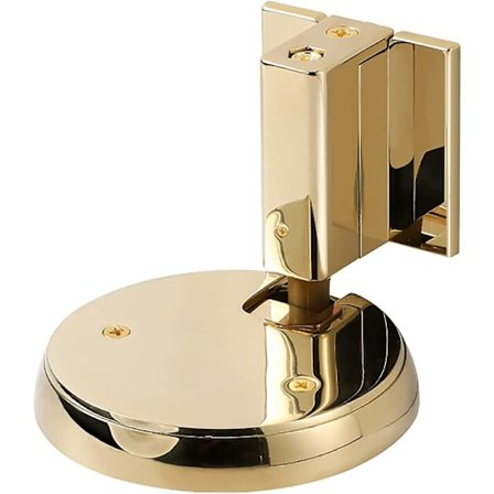 Dørstopper - Matt gull dørstopper - vindtett sinklegering dørstopper - enkel å installere med 3M dobbelts