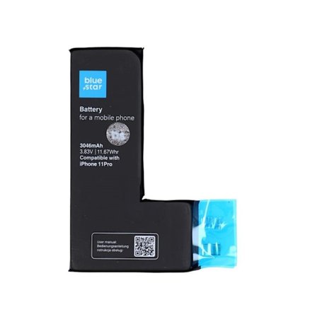 Blue Star iPhone 11 PRO Batteri HQ 3046 mAh Uden BMS
