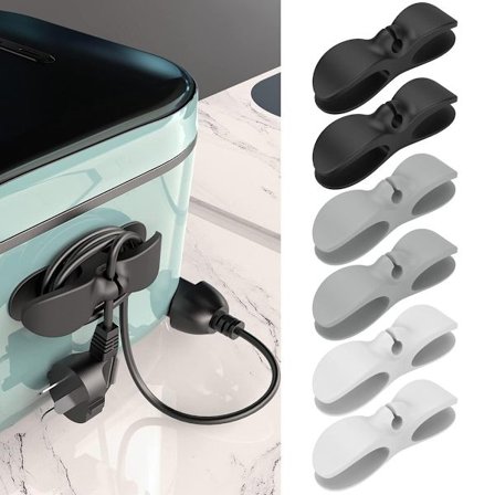 Strømledning organizer - kjøkkenutstyr (hvit, grå, svart)