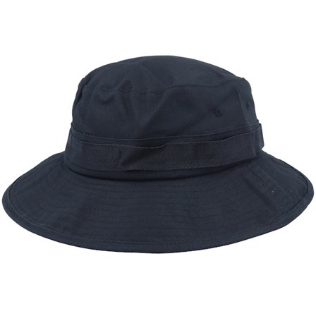 Les Deux - Noir bucket Chapeau - Organic Cotton Black Bucket @ Hatstore