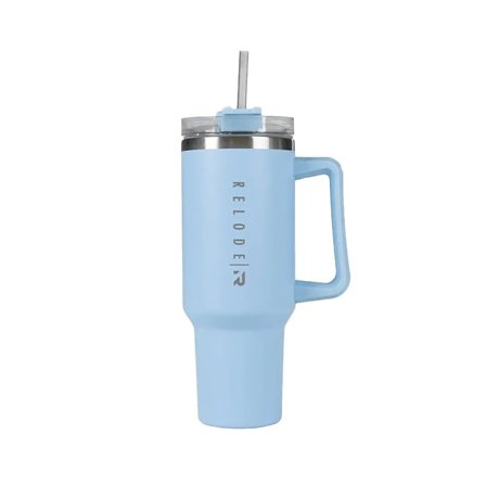 Relode Clean Tumbler Vattenflaska Rostfritt Stål 1200 ml Blå