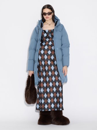 Holzweiler - Loen Down Jacket - Blue Aqua - Womens - Medium