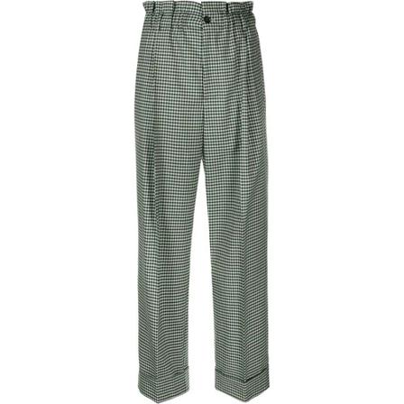 P.a.r.o.s.h., Straight Trousers Groen, Dames, Maat:S