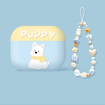 iPhone AirPods 3. generasjon, TPU beskyttelsesetui, Bluetooth-øretelefonetui, blå