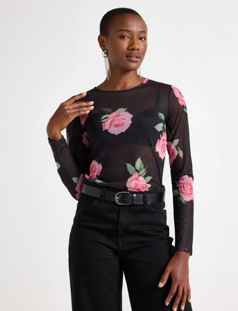 Lindex Top Tindra - Black - S