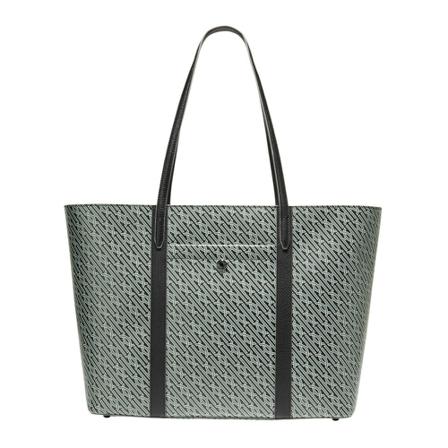 Cole Haan, Coated Canvas Tote Zwart, Dames, Maat:ONE Size