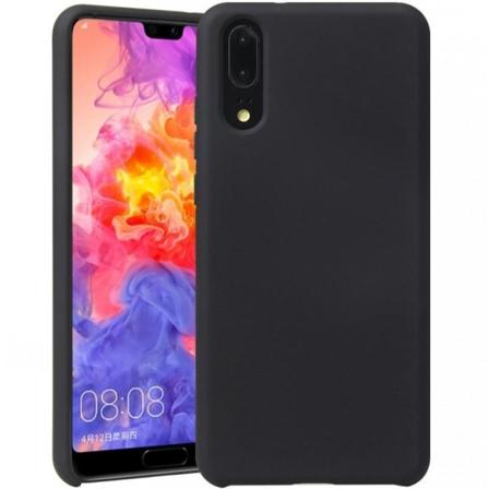 Xiaomi Mi 9 gummibelagt mat sort silikonecover Black