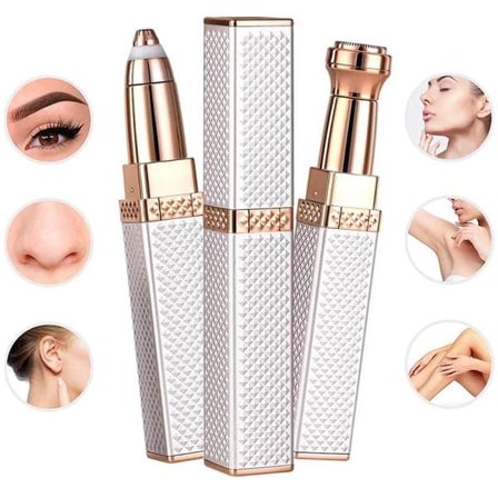 Rechargeable Eyebrow Epilator Facial Hair Remover for Women | Painless Hair Removal—pa