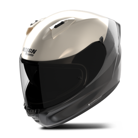 Casco Integrale Nolan N60-6 Verniciatura Speciale Nero/Avorio/Antracite Lucido S