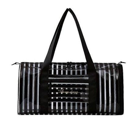 Stilig Klar PVC Sportsbag Fitness Tote for Fitnessentusiaster og Reisende