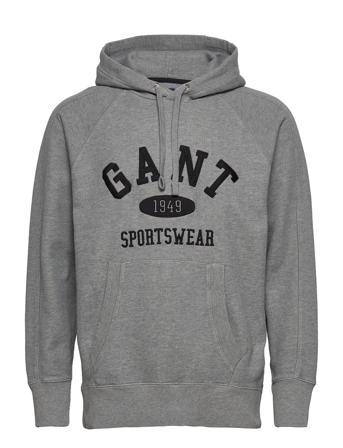 D.2 Collegiate Sweat Hoodie Huppari Harmaa GANT