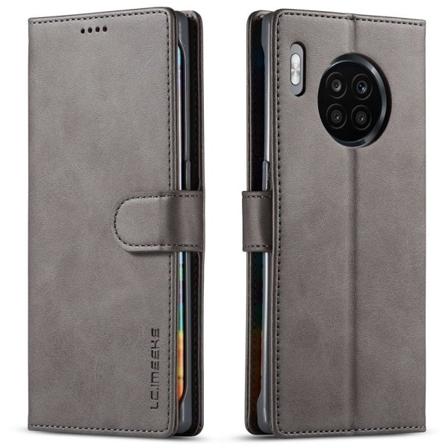 LC.IMEEKE Honor 50 Lite / Huawei Nova 8i Läppäkotelo - Harmaa Silver grey