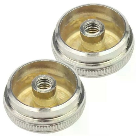 Fløjte Hovedled Skruehætte, 2 stk. Kobber Musikinstrument Reservedele til Fløjte