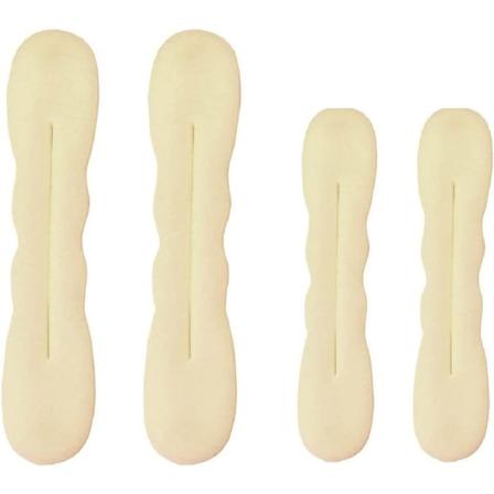 4 kpl taikahiussolmua (beige), kampausdonitsi solmuntekijä, hiussolmu