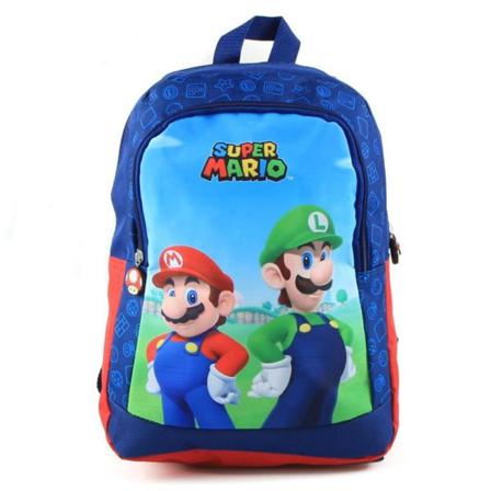 Super Mario Och Luigi 3d Ryggsäck Väska 38x27x11.5cm Multifärg One Size