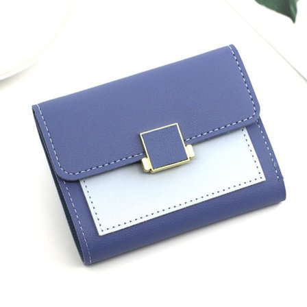 Nahkaiset Naisten Lompakot Rahapussit SININEN